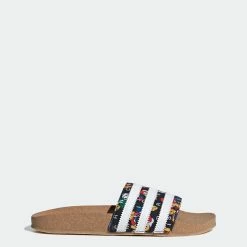 Women's Adidas Originals Rich Mnisi Adilette Slides MULTI COLOR