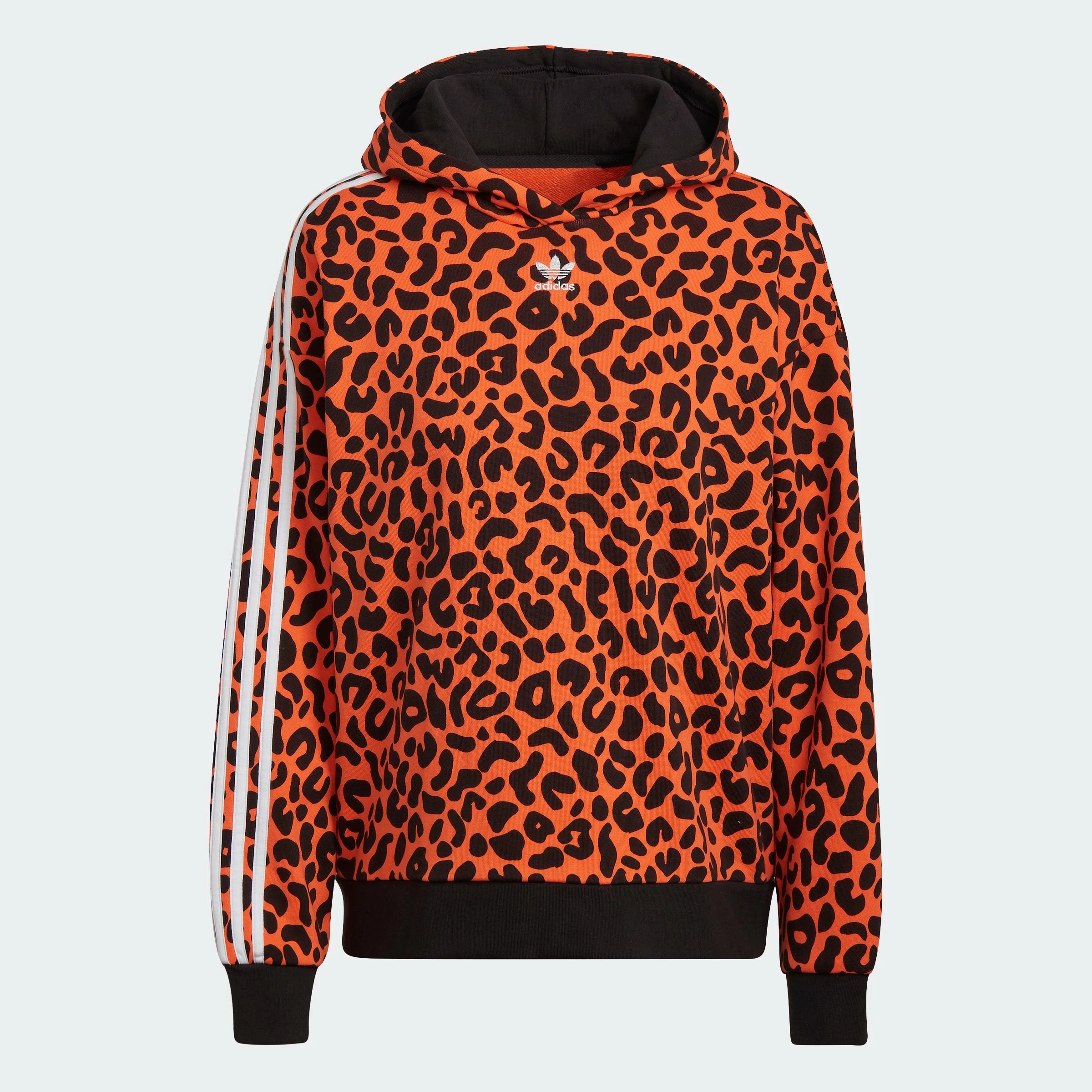 Women's Adidas Originals Rich Mnisi Hoodie ORANGE 3 Women's Adidas Originals Rich Mnisi Hoodie ORANGE