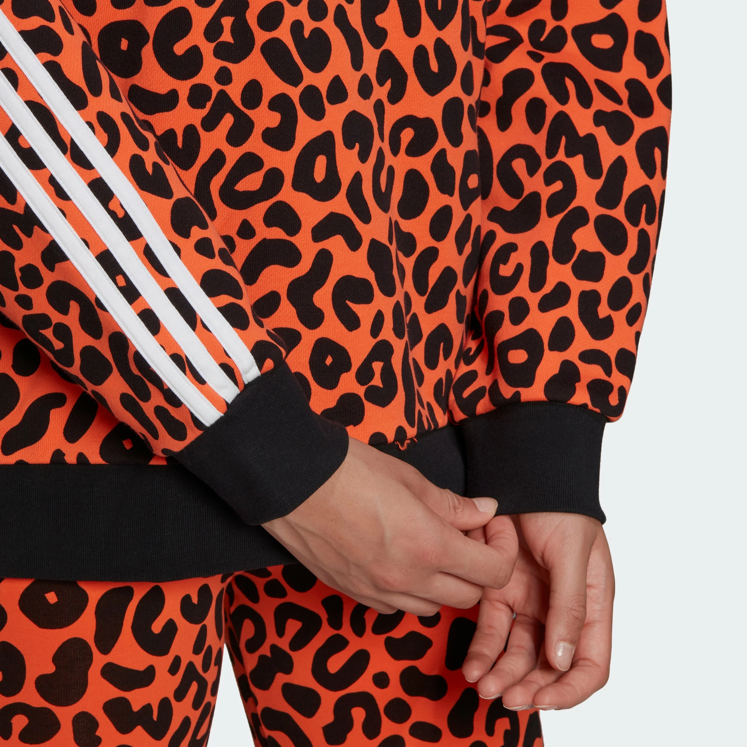Women's Adidas Originals Rich Mnisi Hoodie ORANGE 10 Women's Adidas Originals Rich Mnisi Hoodie ORANGE - Image 8