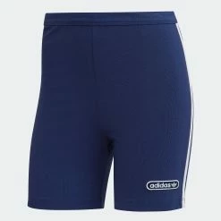 Women's Adidas Originals Short Leggings Night Sky BLUE