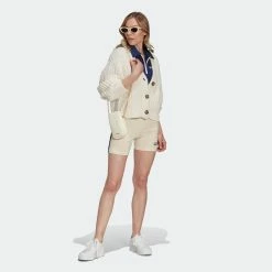 Women's Adidas Originals Short Leggings Non Dyed CREAM 11 Women's Adidas Originals Short Leggings Non Dyed CREAM -women‘s Sales Store Women sadidasOriginalsShortLeggingsNonDyedHL6564 3