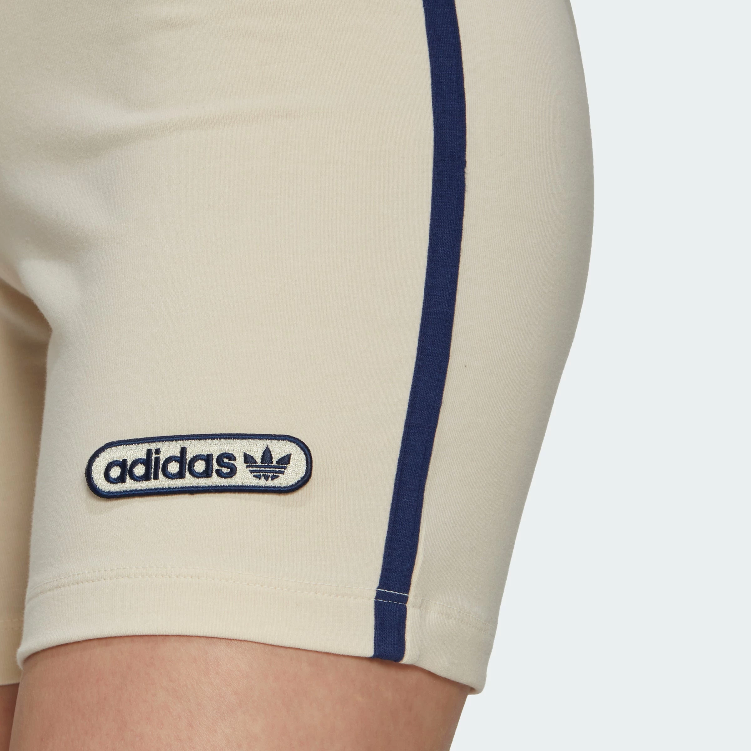 Women's Adidas Originals Short Leggings Non Dyed CREAM 8 Women's Adidas Originals Short Leggings Non Dyed CREAM - Image 6