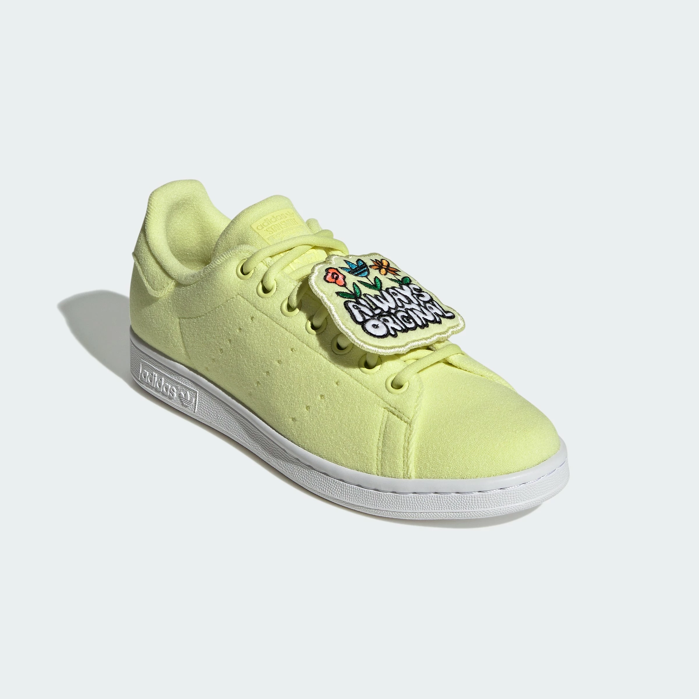 Women's Adidas Originals Stan Smith Shoes Pulse Yellow YELLOW 6 Women's Adidas Originals Stan Smith Shoes Pulse Yellow YELLOW - Image 4