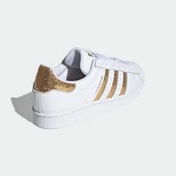 Women's Adidas Originals Superstar Shoes White Gold WHITE -women‘s Sales Store Women sadidasOriginalsSuperstarShoesWhiteGoldG55658 2