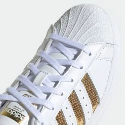 Women's Adidas Originals Superstar Shoes White Gold WHITE -women‘s Sales Store Women sadidasOriginalsSuperstarShoesWhiteGoldG55658 5