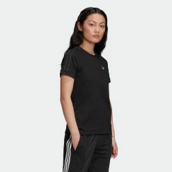 Women's Adidas Originals Tee Black BLACK -women‘s Sales Store Women sadidasOriginalsTeeBlackGC6789 8