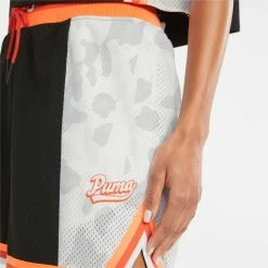 Women's PUMA Swish Maker Printed Basketball Shorts Black BLACK -women‘s Sales Store png 08873ade 7524 4991 a943 be551dba92f1